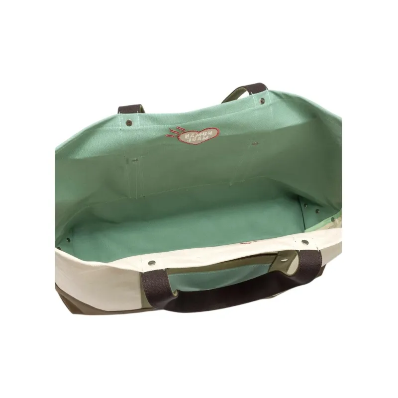 HUMAN MADE Cotton Shoulder Bag, Crossbody Bag, Handbag Regular Women's Green-4
