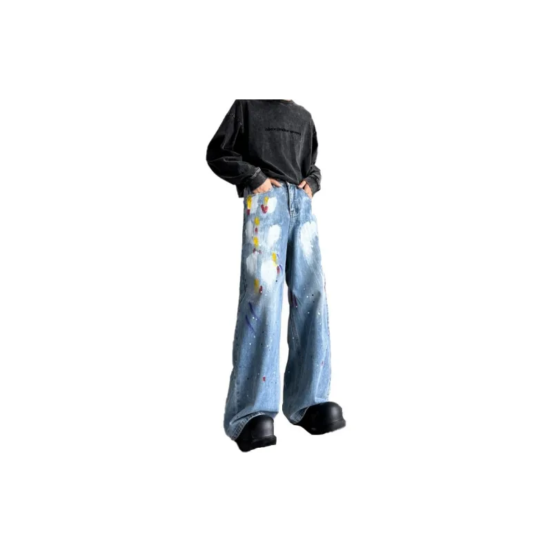 MGXEK Jeans Unisex Blue-1