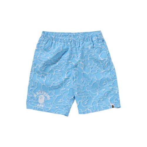 A BATHING APE Casual Shorts Men Blue