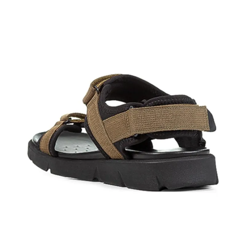 GEOX Beach Sandals Men's Light Olive Green-2
