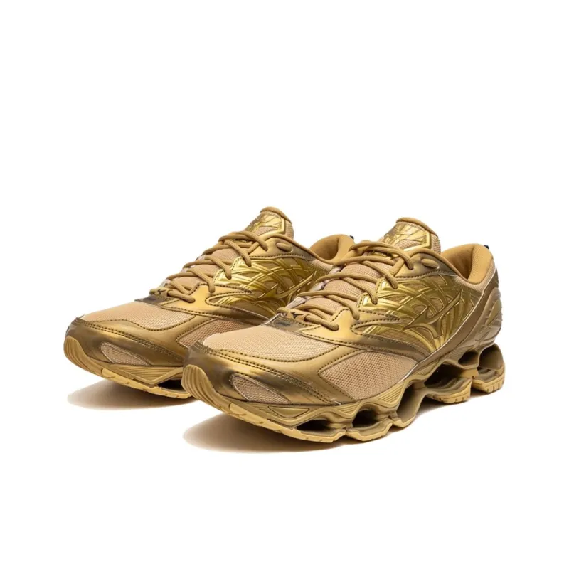 Mizuno Prophecy Ls Anti Slip Wear Resistant Low Top Casual Running Shoes Men's Gold-3