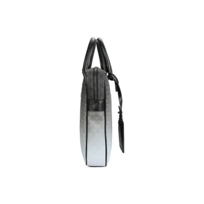 EMPORIO ARMANI PVC Shoulder Bag, Crossbody Bag, Handbag Men's Gray-3