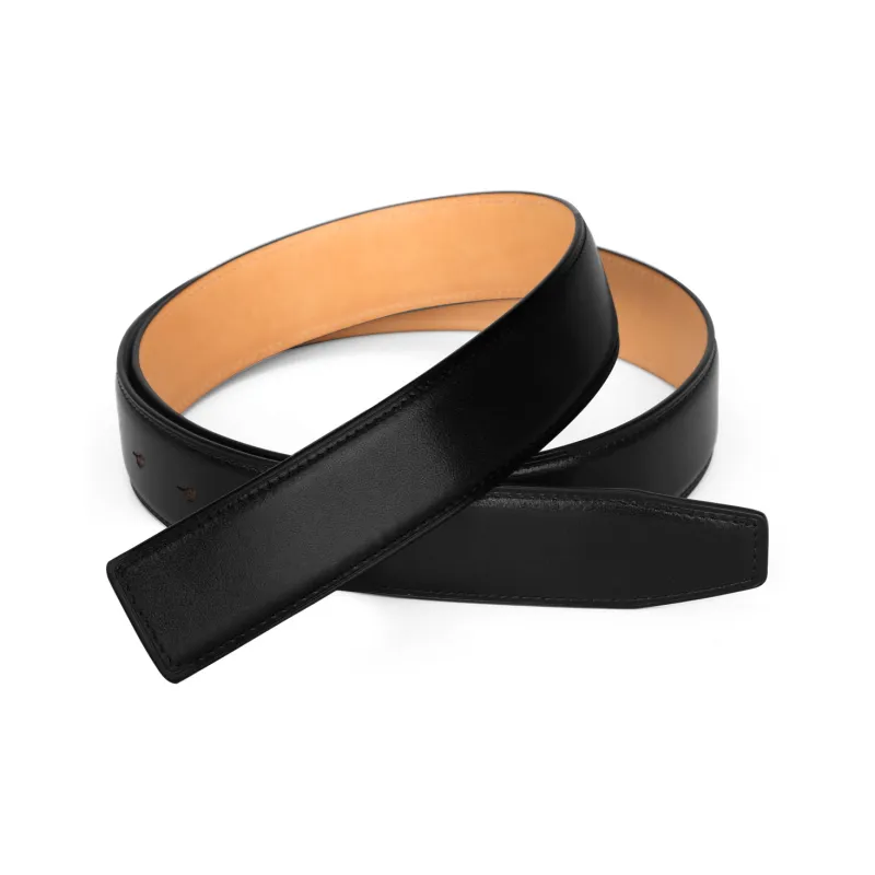 Jaylen Oos The First Layer Of Calfskin Headless Belt Men's Vegetable Tanned Rubbed Craft 3.5/3.8cm-16