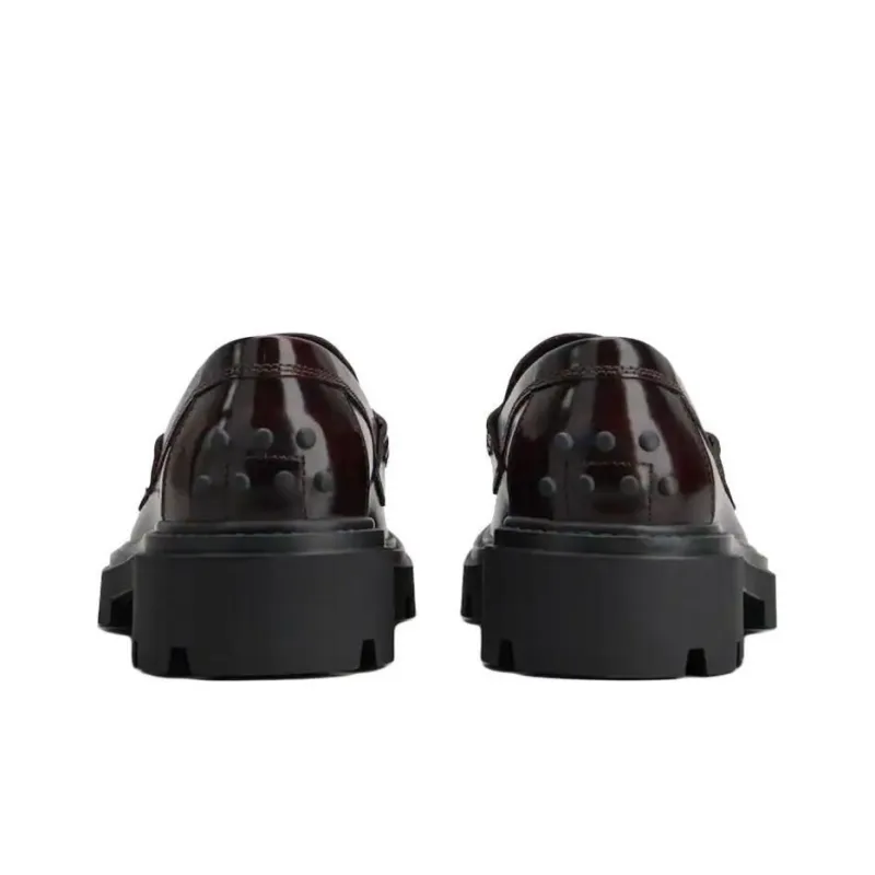 TOD'S Semi-patent Leather Loafers-3