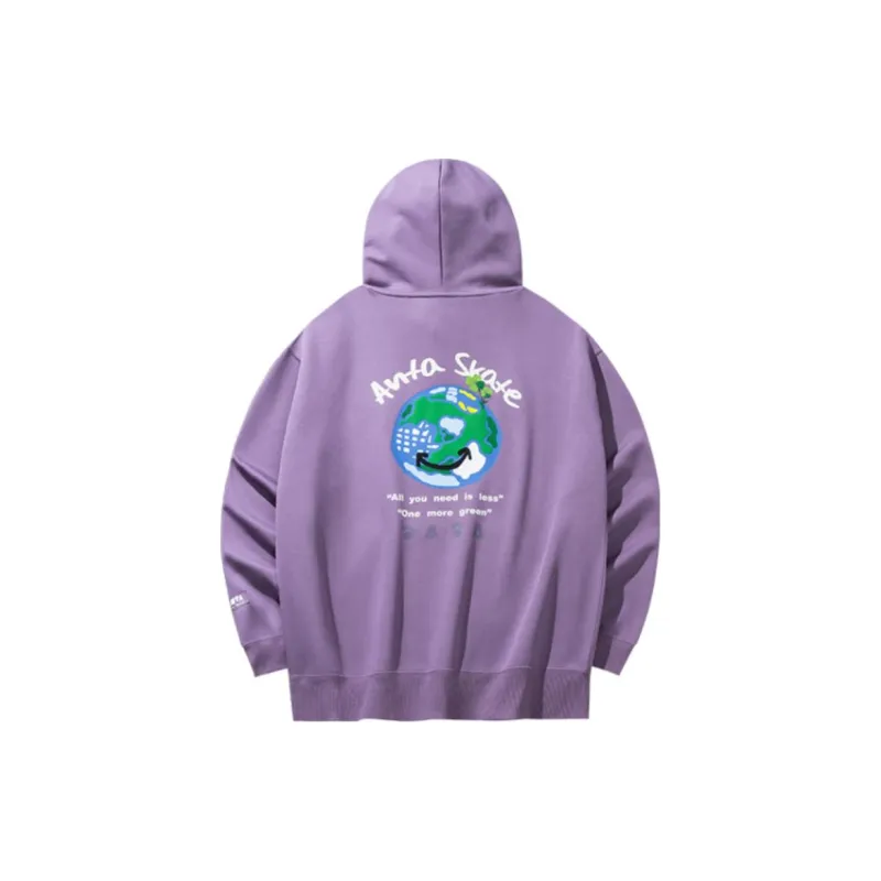 Anta Life Collection Sports Life Collection Sweatshirt Men's Twilight Cloud Purple-1