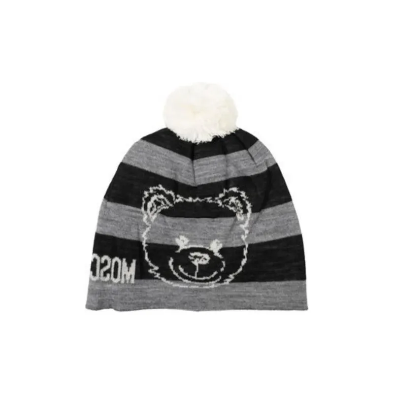 MOSCHINO Teddy Bear Detailed Knitted Beanie-1