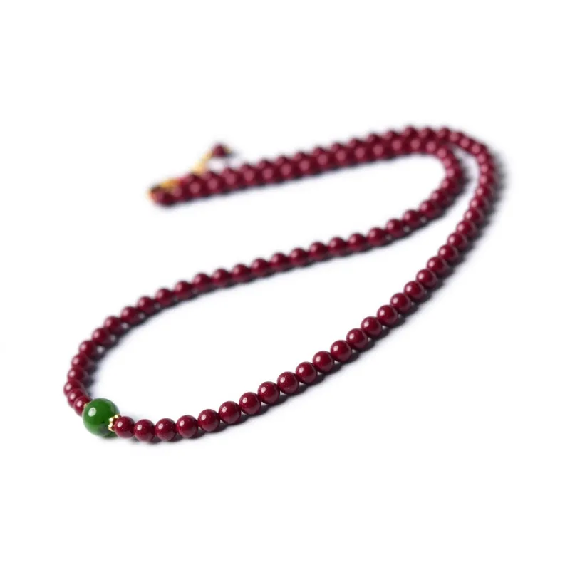 Tokai Family Cinnabar Jade Necklaces Women's-1
