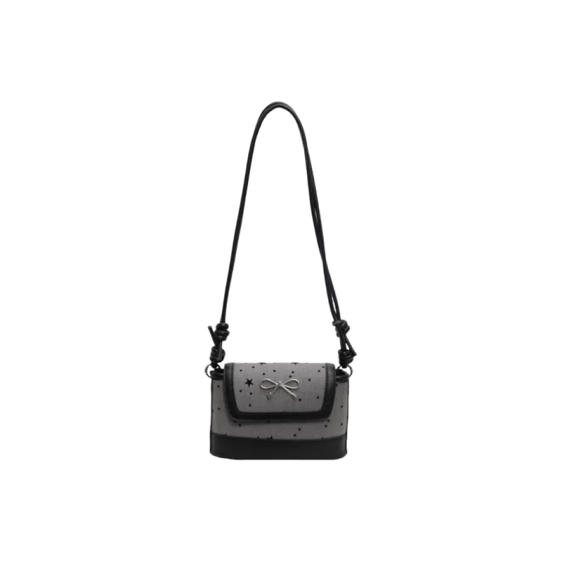 NX DOUGHNUT Fabric Shoulder Bag Women's Five Pointed Star/Heart/Bowknot-1