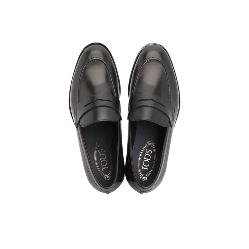 TOD'S Round Toe Slip On Loafers-3