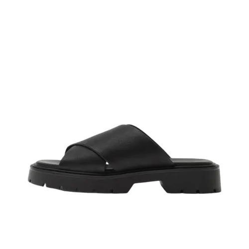 ZARA Slide Slippers Men Black