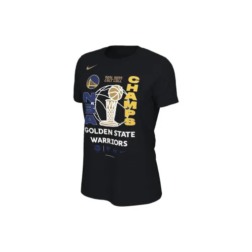 Nike X NBA Golden State Warriors T-Shirts Women's Black