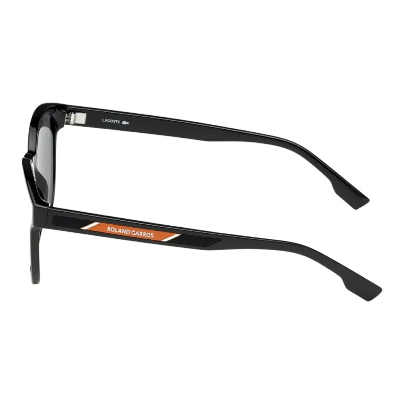 LACOSTE Irregular Shape Sunglasses Women's Black-3