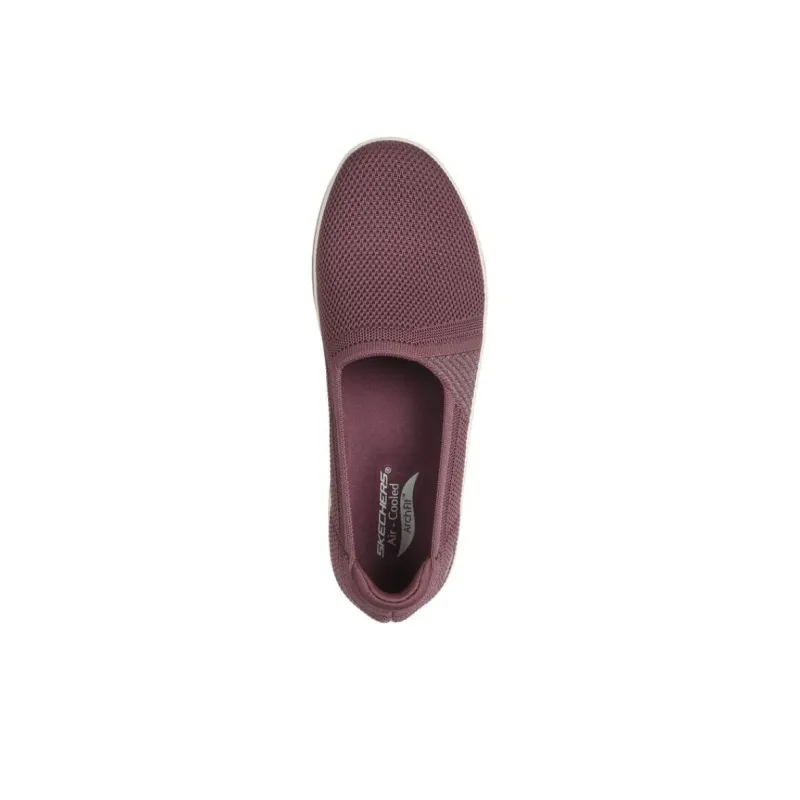 Skechers ARCH FIT UPLIFT Anti-Slip Wear-Resistant Low-Top Casual Shoes Women's Deep Rose Red-3