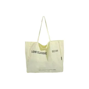 NOMK Nylon Tote Bag, Shoulder Bag Women's Yellow/White/Red