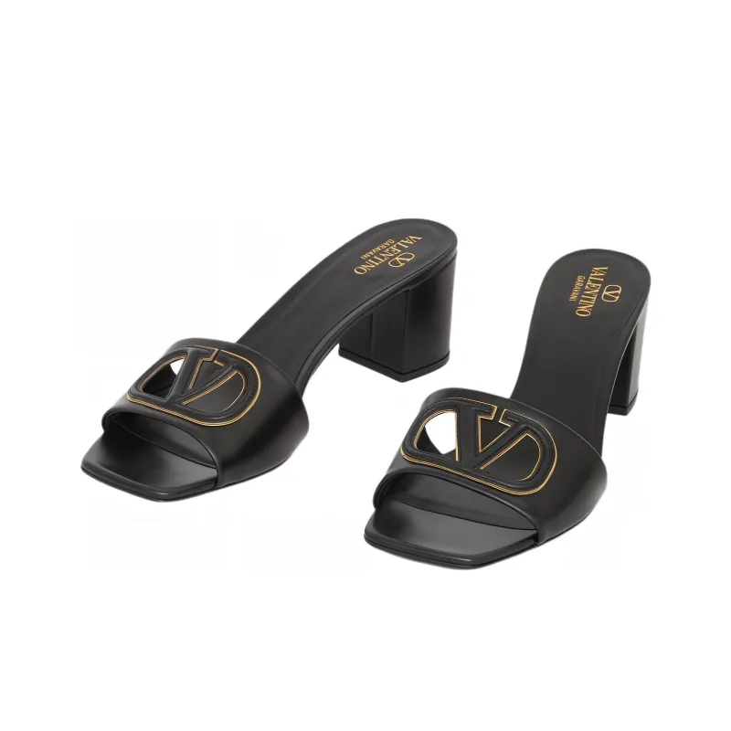 Valentino VLogo Signature Open Toe Slip On Mules Women's-2