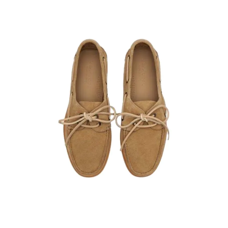 SCAROSSO Morgan Round Toe Lace Up Boat Shoes-3