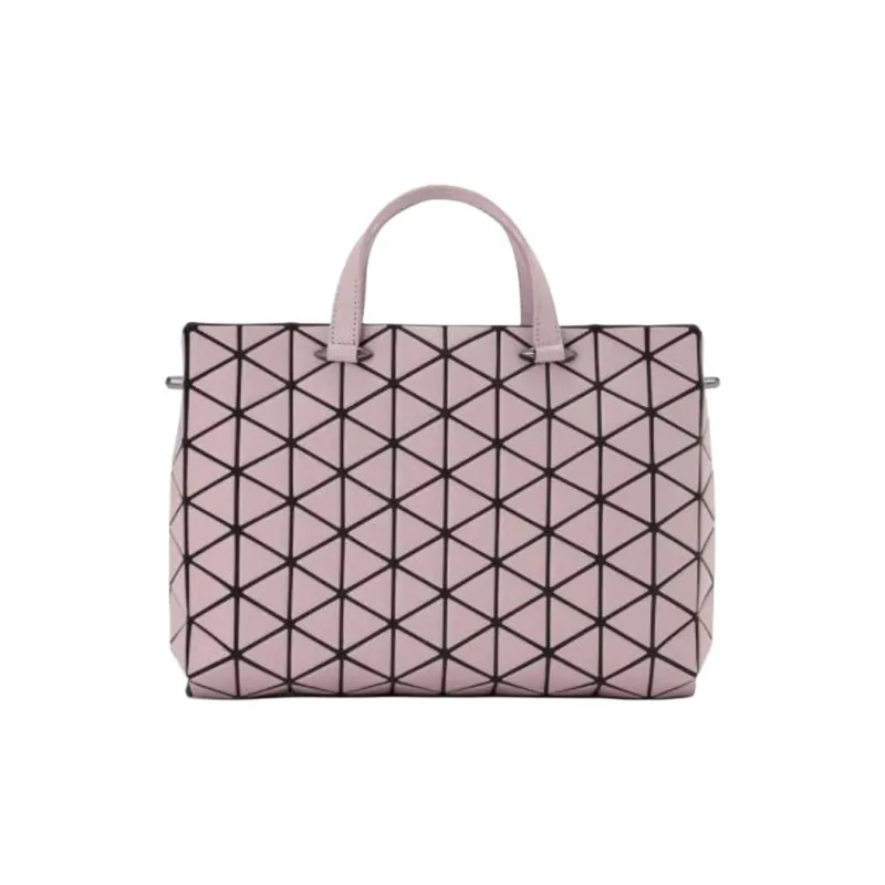ISSEY MIYAKE TONNEAU MATTE Artificial Leather Shoulder Bag Crossbody Bag Handbag Small Size Women's Rose Gray-0