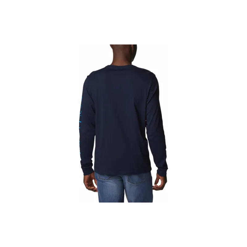 Columbia CSC BASIC LOGO LS SLEEVE T-Shirt Men's Preppy Marine Blue-1