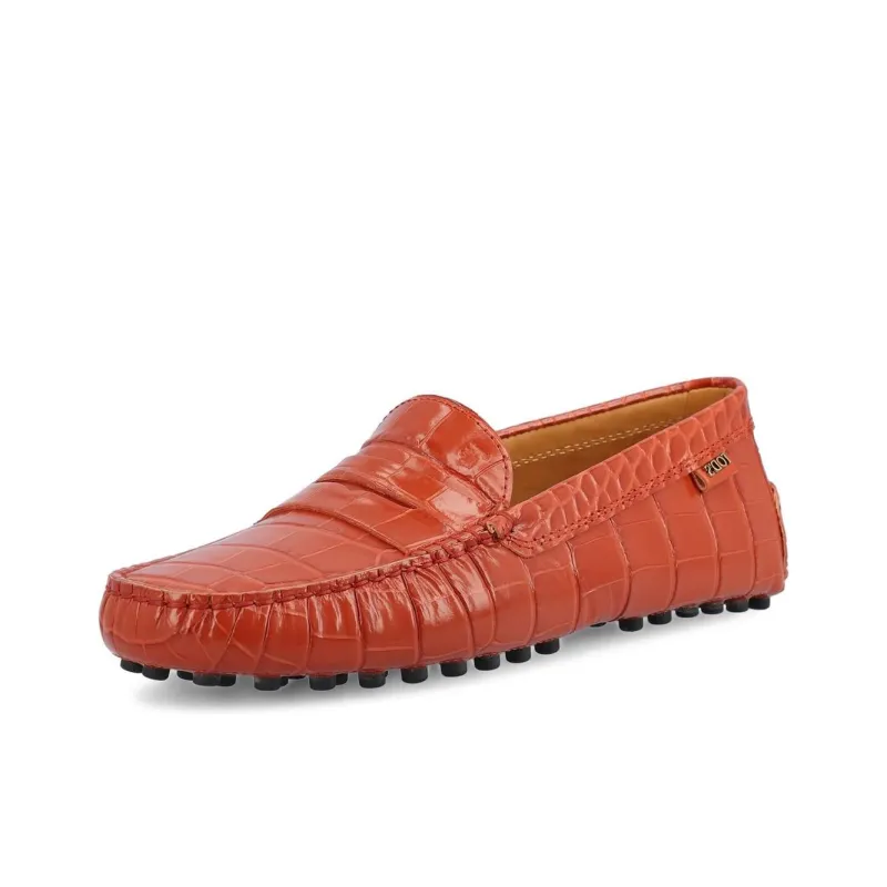 TOD'S Gommino Embossed Slip On Loafers Women's-2