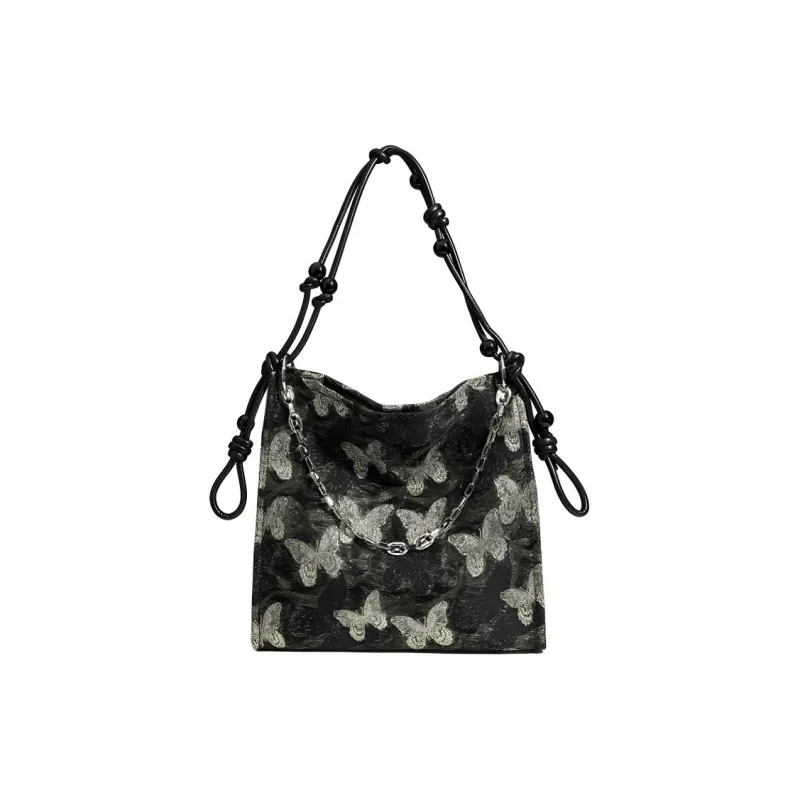 H YXIANG PU Shoulder Bag Regular Women's Black/Pink-0