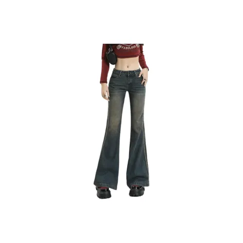 JASONWOOD Jeans Women's Nostalgic Color