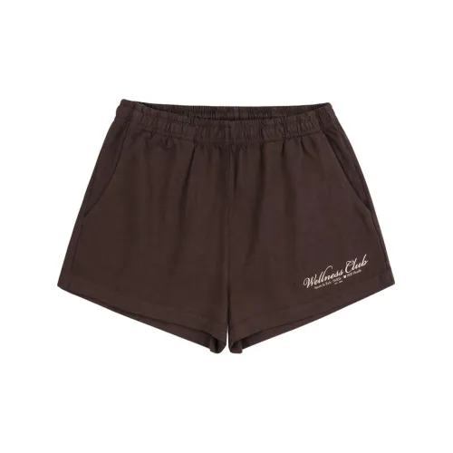 SPORTY & RICH Casual Shorts Women's Brown