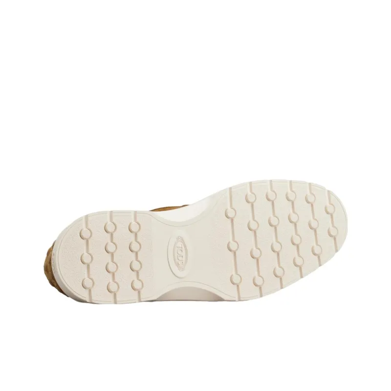 TOD'S Ridged-sole Suede Loafers-4