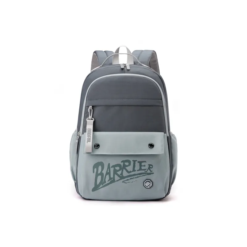 BAODIDAISHU Nylon Fabric Backpack Laptop Bags Backpacks Men's Black/Gray/Green/Gray Purple-7