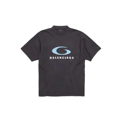 Balenciaga T-Shirts Unisex Black/Blue