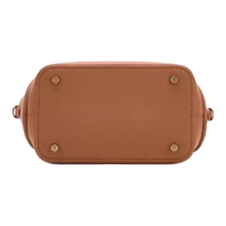 Hush Puppies Cow Leather Shoulder Bag Crossbody Bag Handbag Medium Size Women's Brown/Khaki/Light Green-4