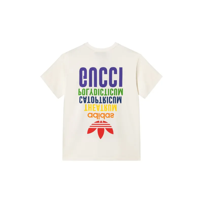 GUCCI x Adidas Adidas X Gucci Co-branded Series FW22 Regular T-Shirt Women's Beige-1