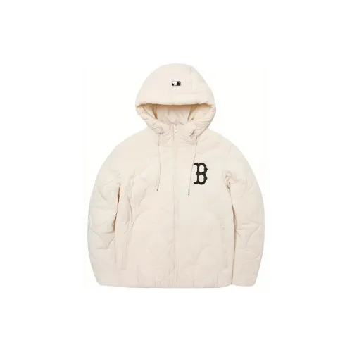 MLB Boston Red Sox Puffer Jackets Unisex White