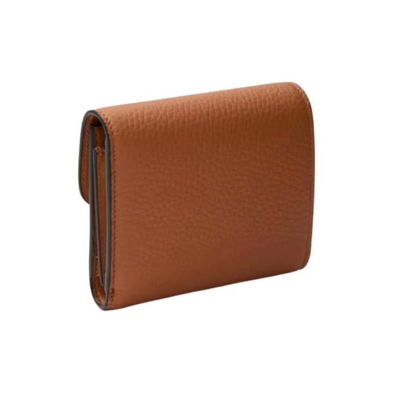 Valentino Leather Wallet Women's Almond-2