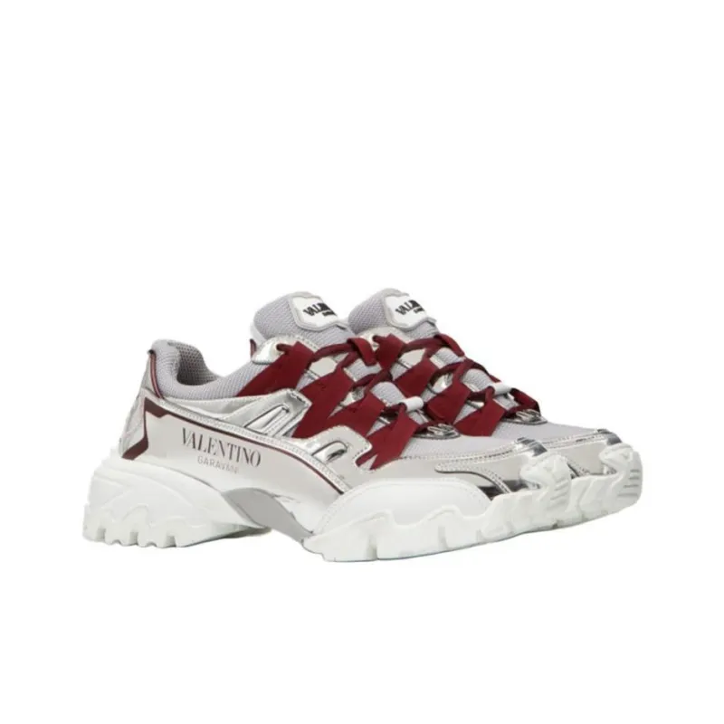 Valentino Climbers Low-Top Casual Shoes Women's White-2