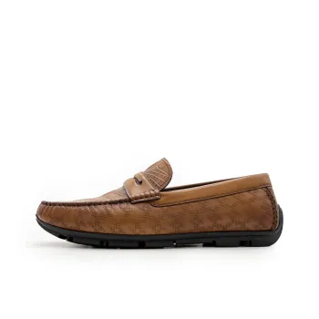 Satchi Loafers Flat Men's Chocolate