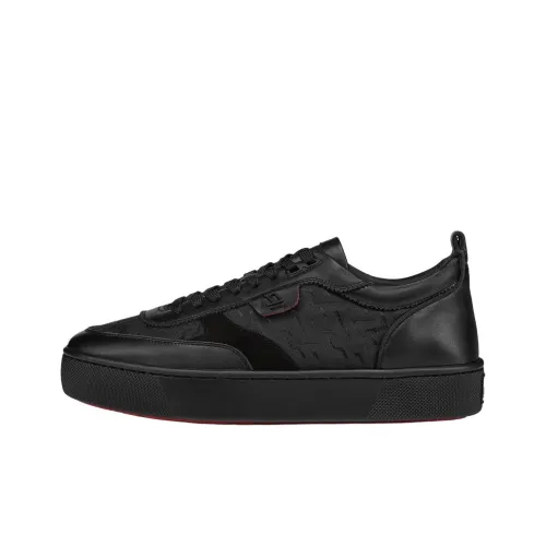 CL LUBOTING Low Top Skateboard Shoes Men's Black