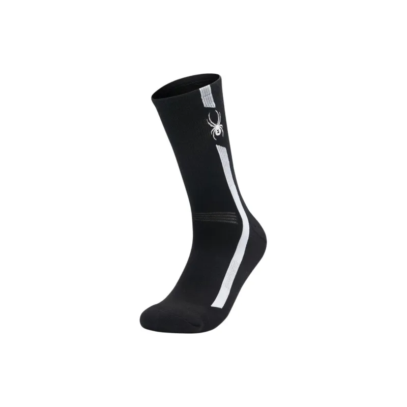 SPYDER Mid-Calf Socks Unisex 1 Pack Black-2