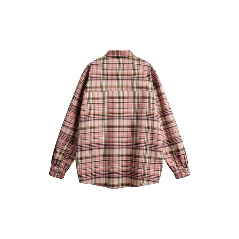 WANCHAO CP Shirt Unisex Pink Plaid-1