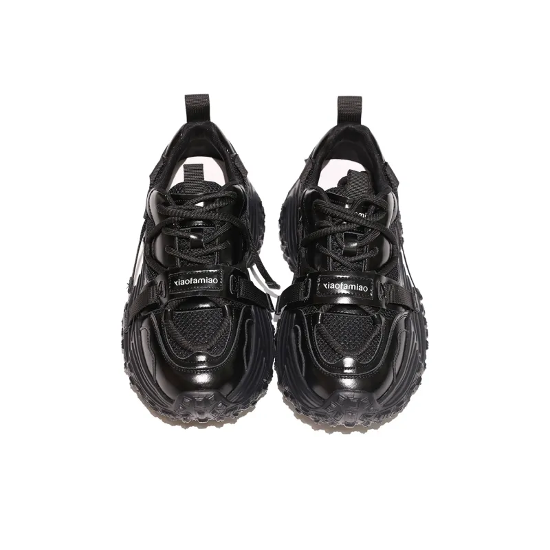 XIAOFAMIAO Breathable Height Increasing Low-Top Chunky Sneakers Women's-13