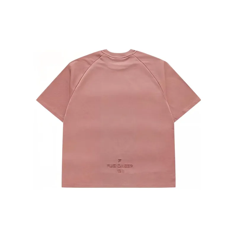FILA FUSION T Shirt Unisex Sauce Plum Pink-1