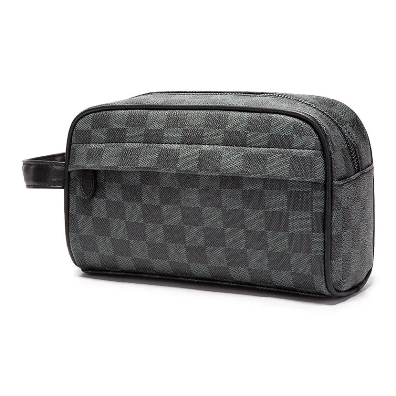 VIHUS PVC Handbags Clutches Men's Black-1