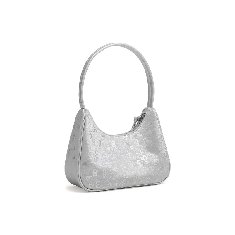 AILUXI PU Handbag Small Size Women's Time Silver-2