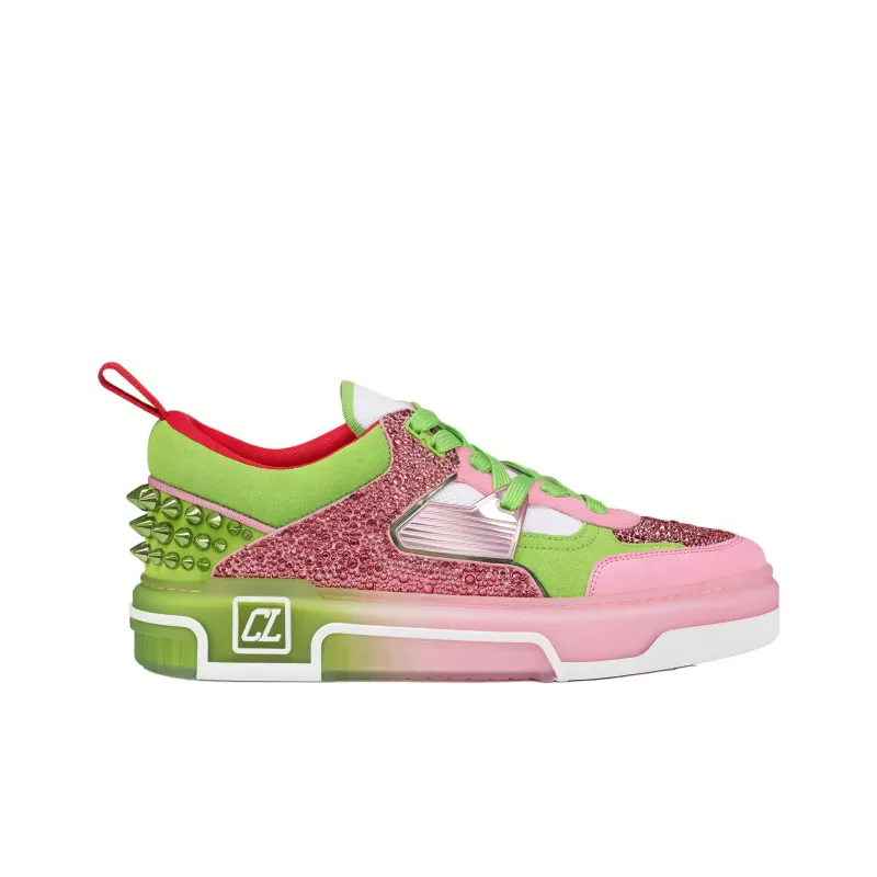 CL LUBOTING Astroloubi Low-Top Skateboard Shoes Men's Pink-1