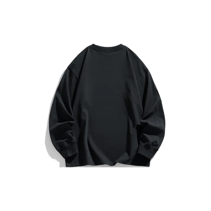 FONDLOOK T Shirt Inner Layer With Long Sleeved Top For Outerwear Unisex-23