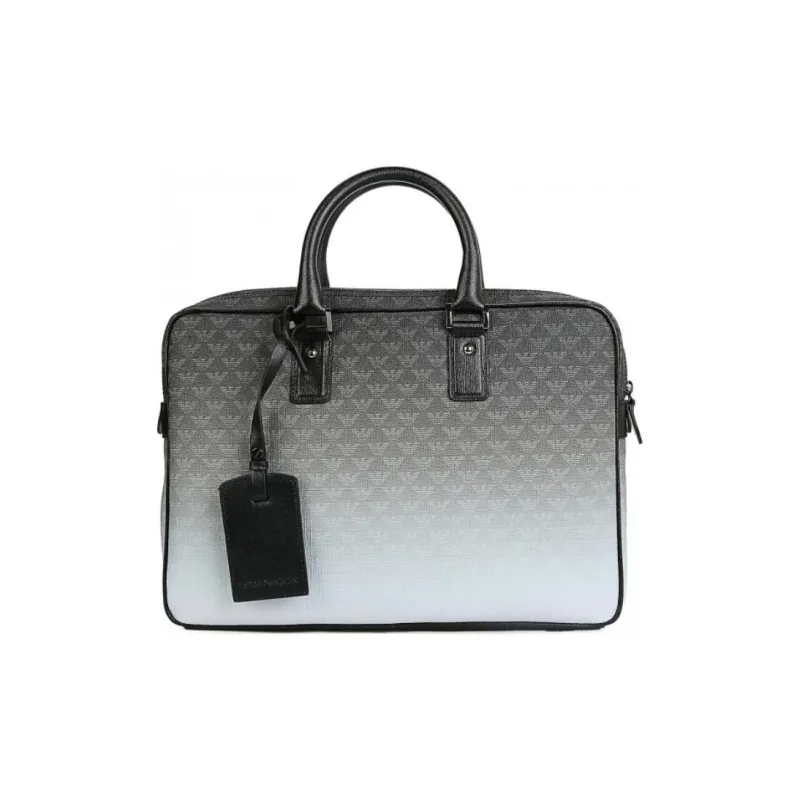 EMPORIO ARMANI PVC Shoulder Bag, Crossbody Bag, Handbag Men's Gray-1