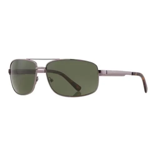 CALVIN KLEIN Metal Aviator Sunglasses Men's Silver