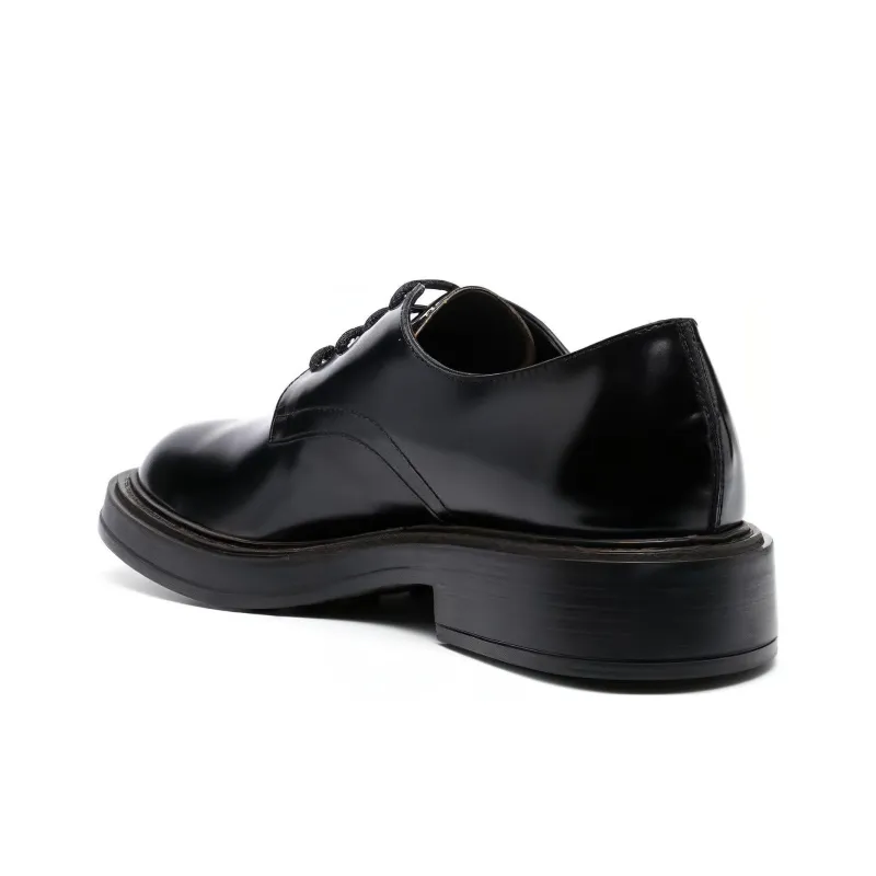 TOD'S Almond Toe Lace Up Oxford Shoes-3