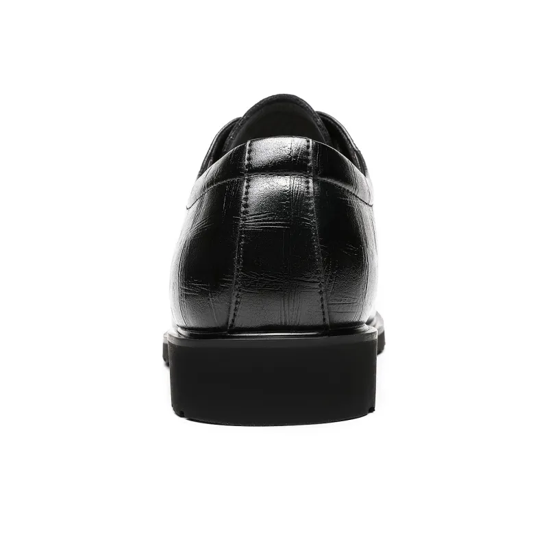 CHINT Dress Shoes Men Low Top Black-2
