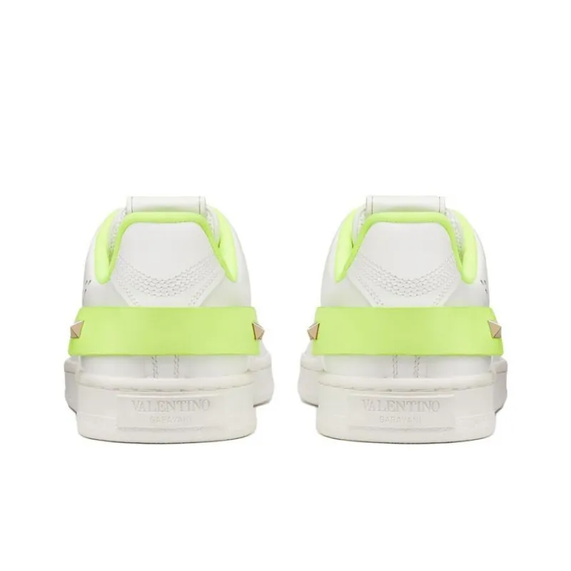 Valentino Women's Backnet Sneaker 'White Lime'-4