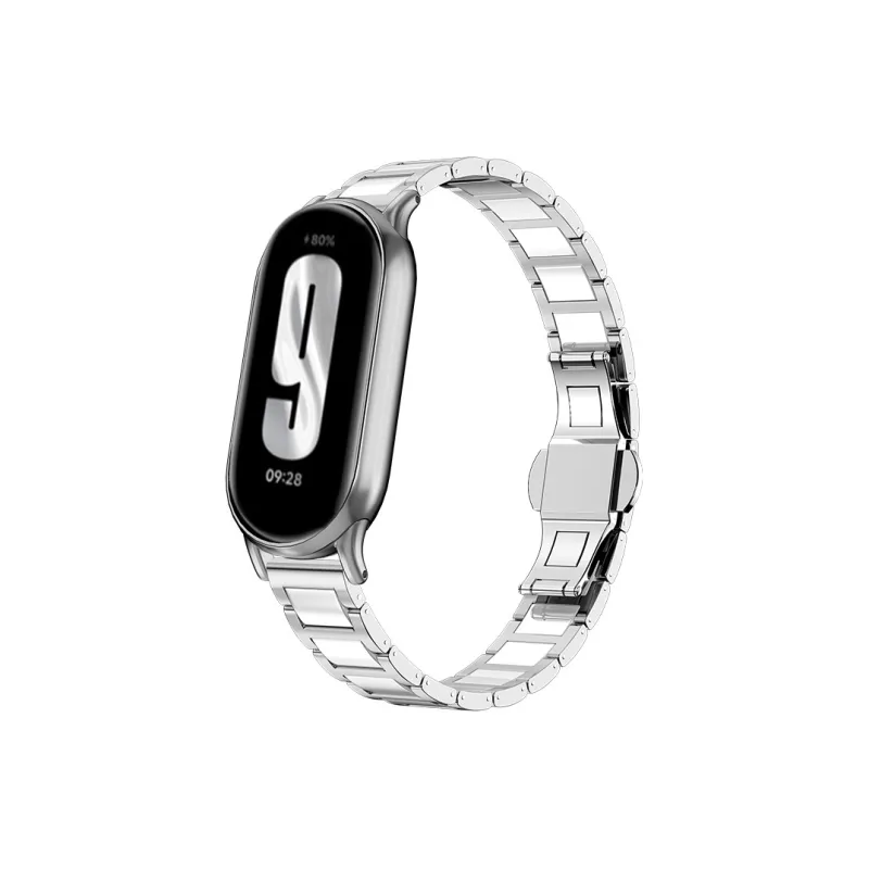 FZRT Xiaomi Compatibility Watch Band Ceramic Chain Quick Release Mechanism Ceramic Material-4